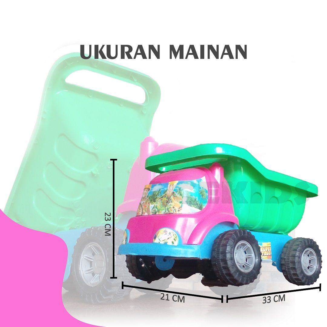 Acekids Mainan Pantai Truk Pasir atau Dump Truck Murah Original- P-03 - 5