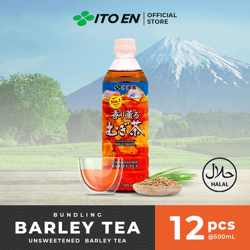 ITO EN Barley Tea No Sugar 500ml isi 12 pcs - 1