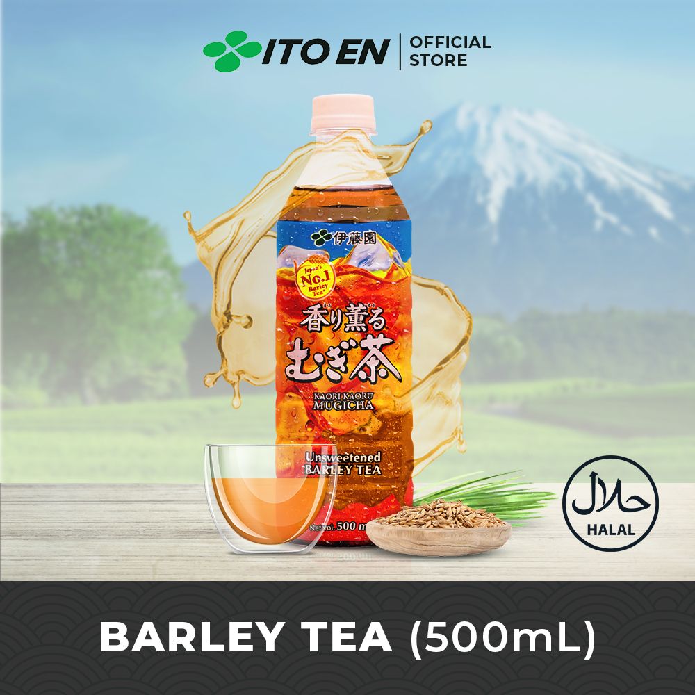 ITO EN Barley Tea No Sugar 500ml - Teh Keluarga 0 Kafein - 2
