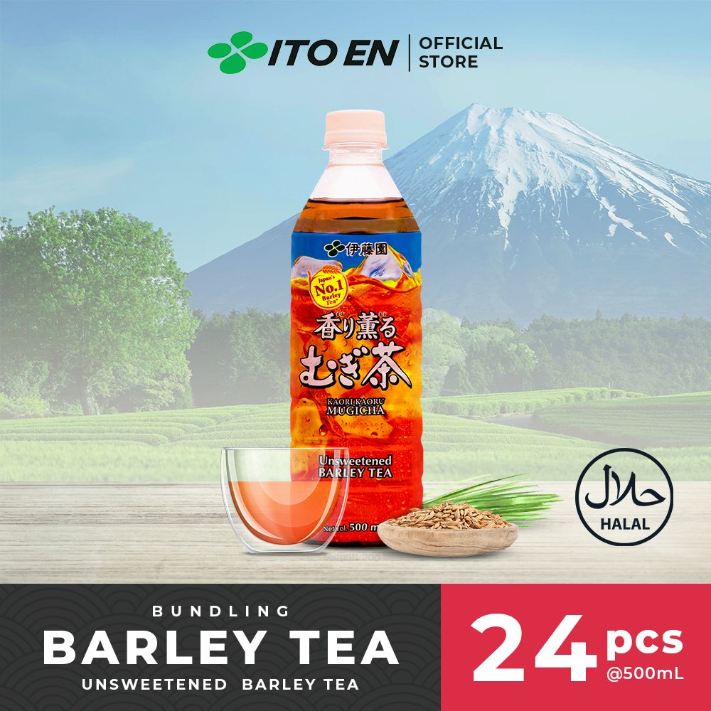 ITO EN Barley Tea No Sugar 500ml isi 24 pcs - 1