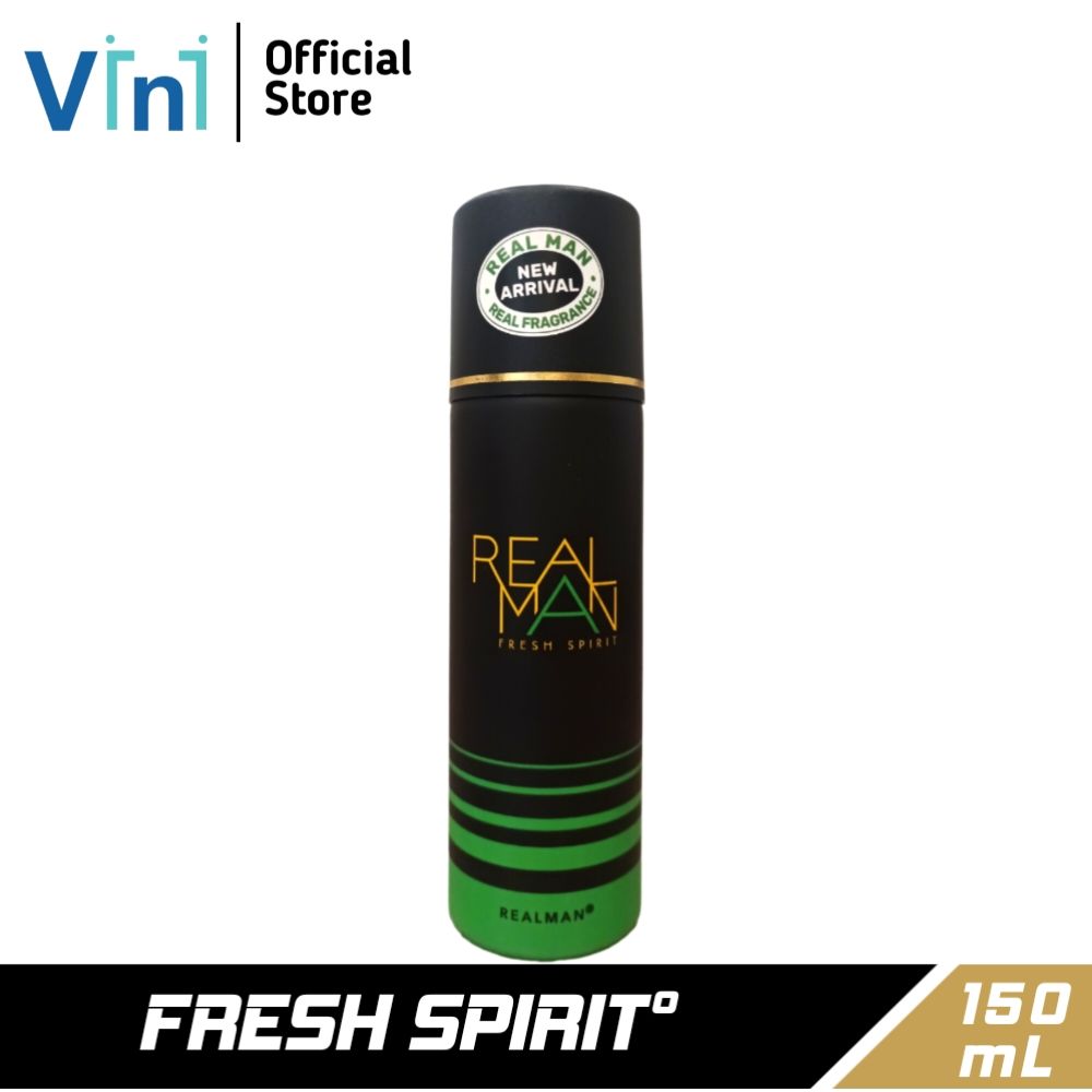 REALMAN Deodorant Bodyspray FRESH SPIRIT 150mL - 1