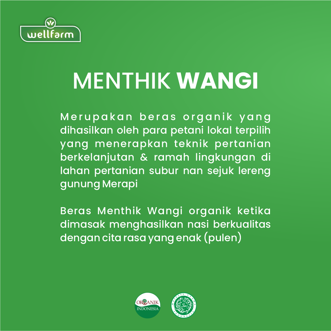 Beras Organik Menthik Wangi Super Premium - WellFarm - 3