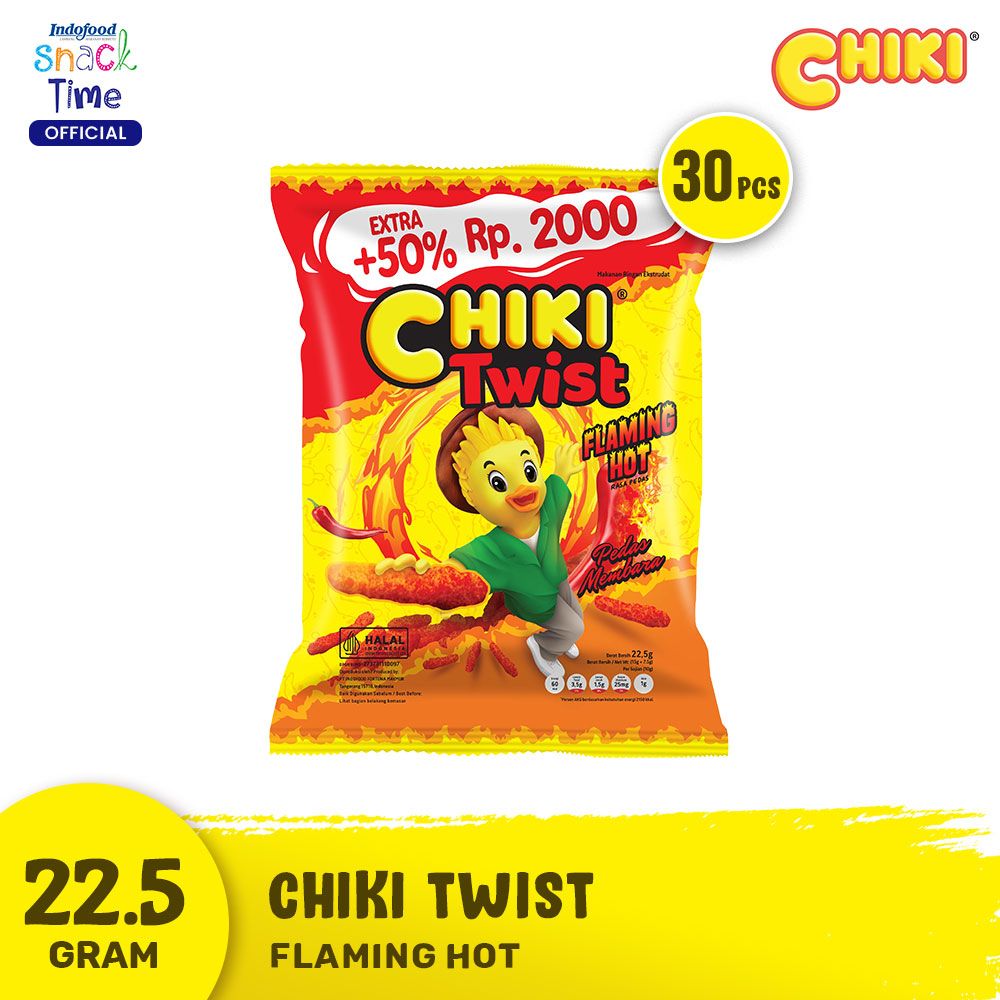 Chiki Twist Flaming Hot 22.5 Gr - 30 Pcs - 1