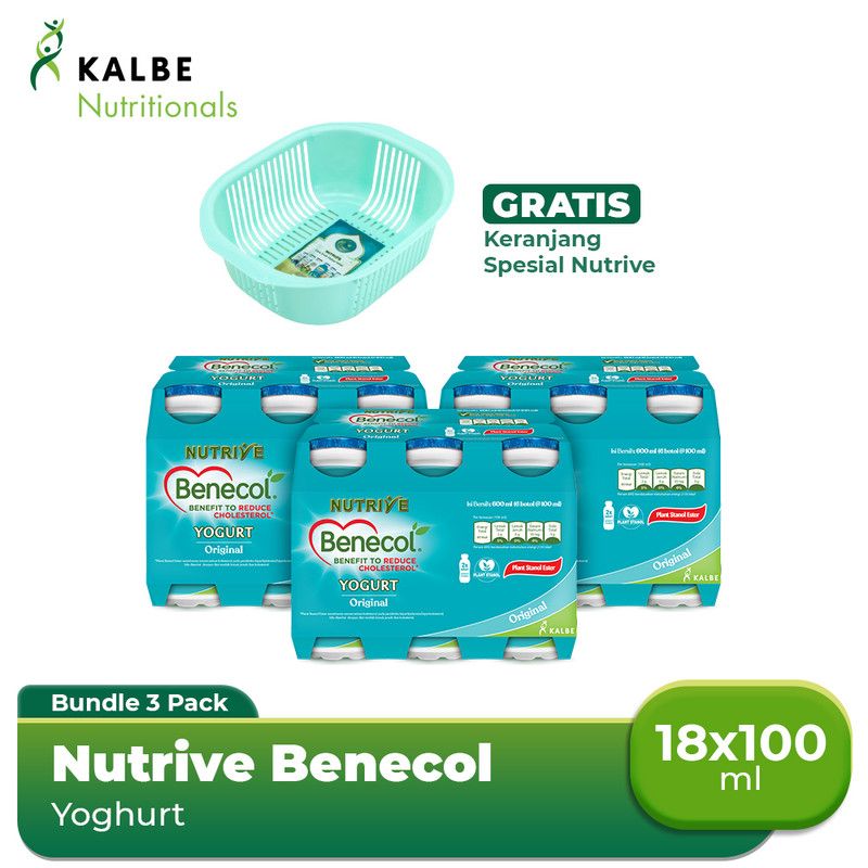 Nutrive Benecol Yoghurt (3 Banded) Free Keranjang Nutrive - 1