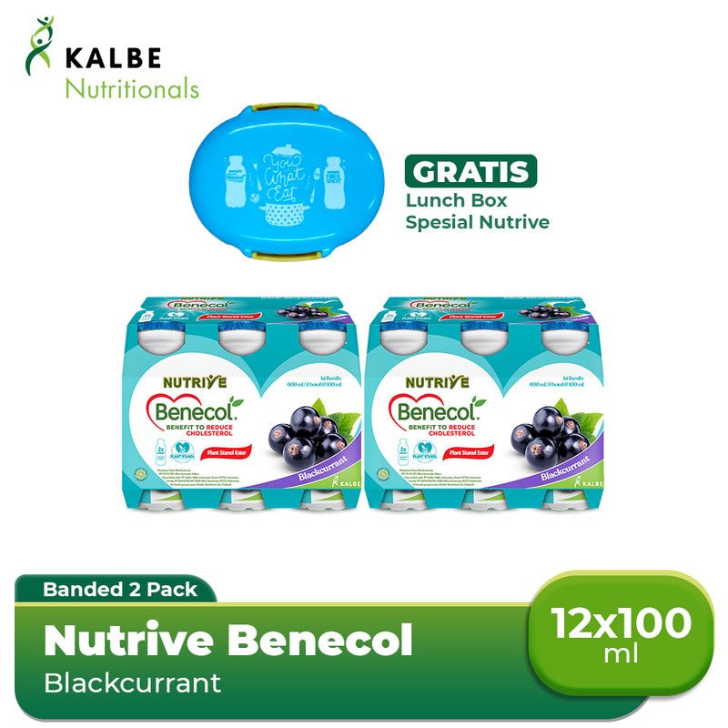 Nutrive Benecol Blackcurrant (2 Banded) Free Lunch Box Special - 1
