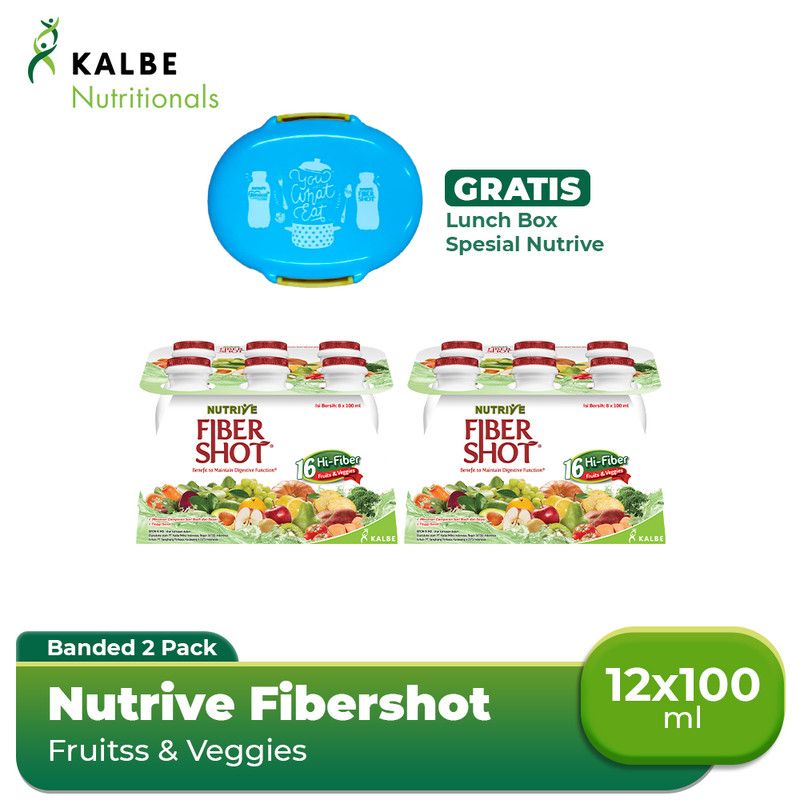 Nutrive Fibershot (2 Banded) Free Lunch Box Special - 1