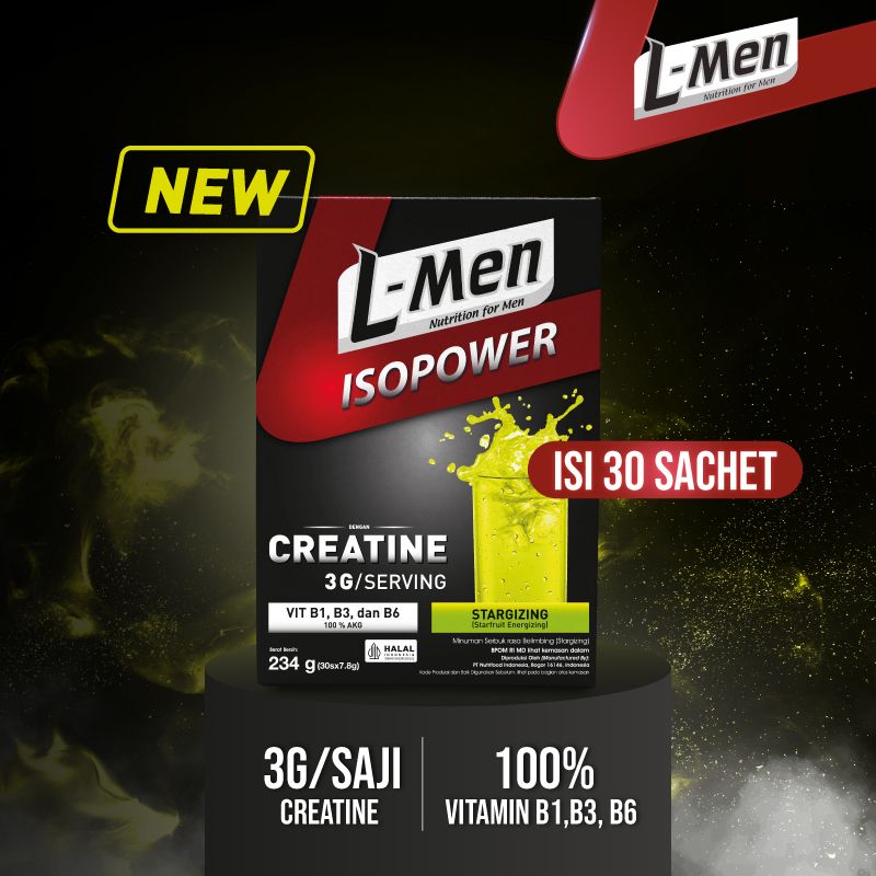 L-Men Isopower Stargizing 30 Sachet with Creatine & Vitamin B | 2LM0801029 - 3