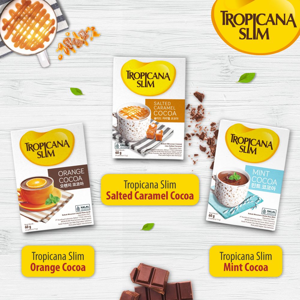 Tropicana Slim Salted Caramel Cocoa 4 Sachet | 2T00804164 - 3