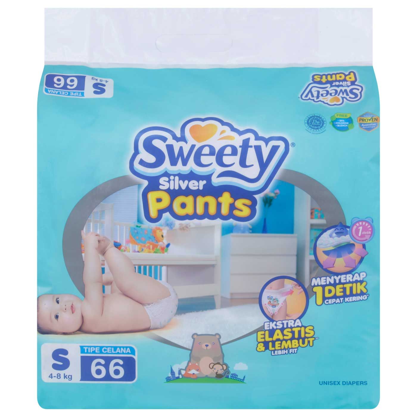 Sweety Silver Pants S 66's - 1