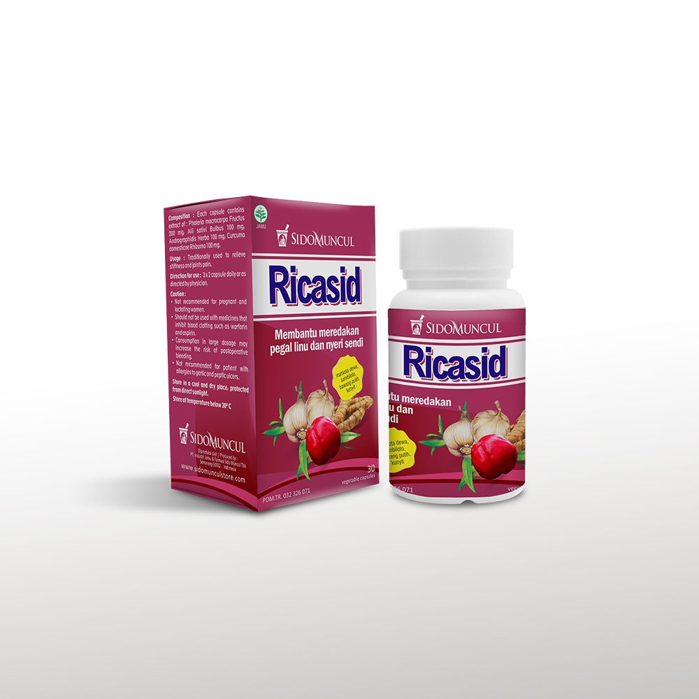 Paket Anti Pegal - Sido Muncul Ricasid 30k Herbal 2x - 2