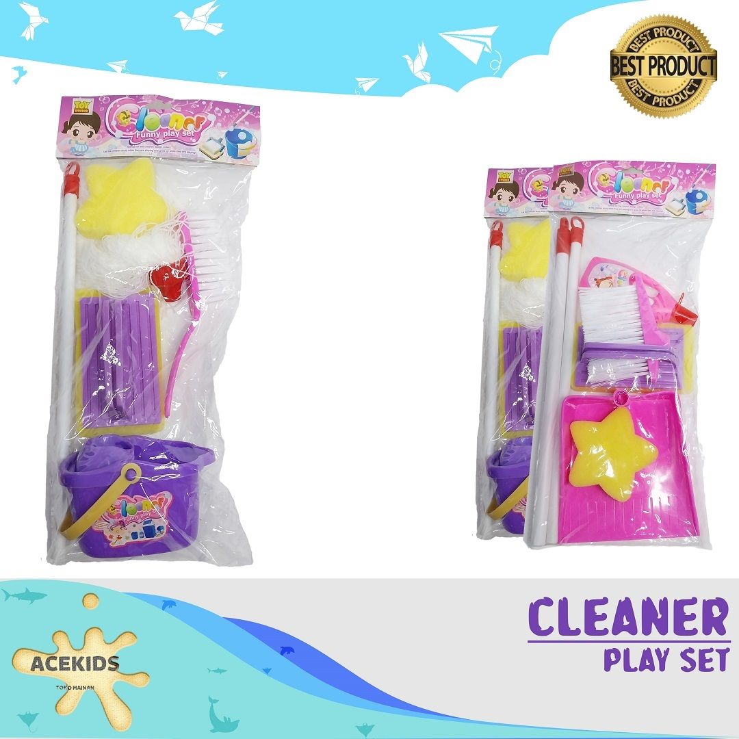 Cleaning Playset Mainan Edukasi Mainan Alat Kebersihan - 8896AB - 1