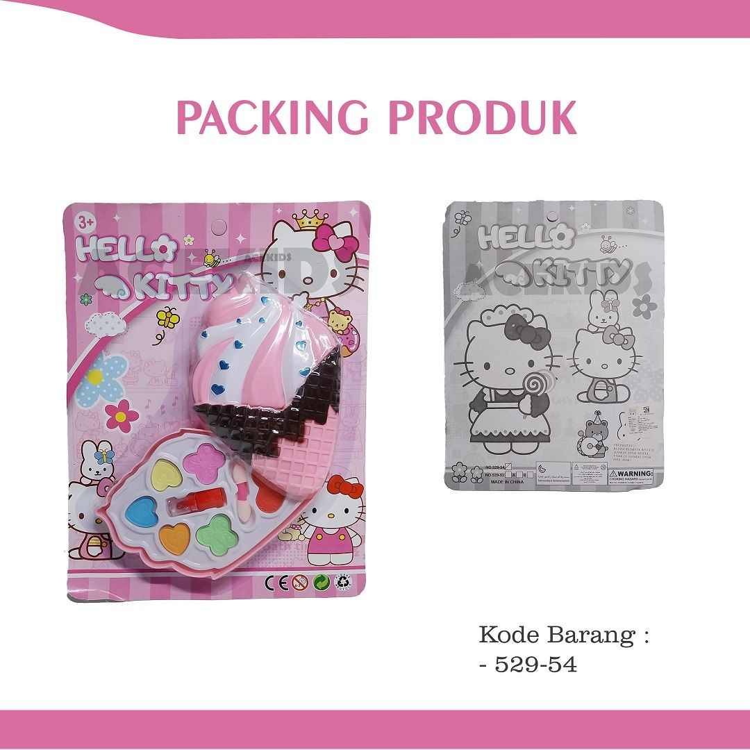 Mainan Make Up anak Rias Wajah Cosmetic Anak Hello Kitty - 529-54 - 2