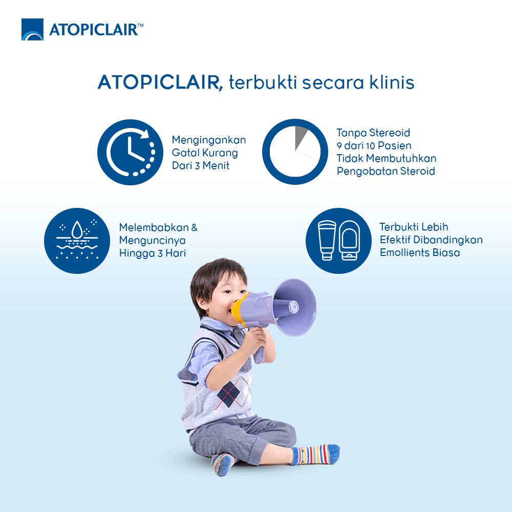Atopiclair Cream - 40ml Krim Alergi Dermatitis - 3