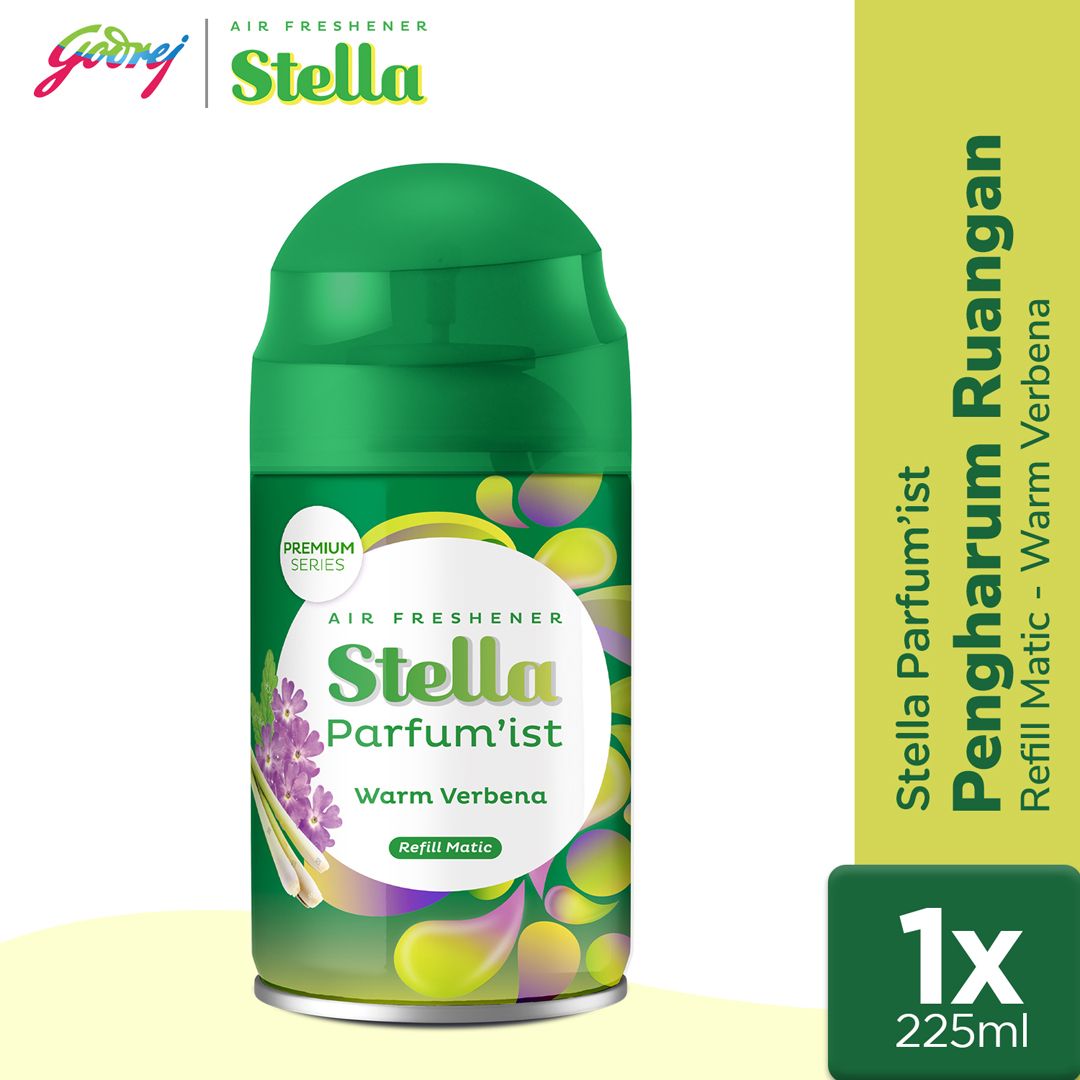 Stella Matic Parfumist Warm Verbena Refill 225ml - Pengharum Ruangan Otomatis - 1