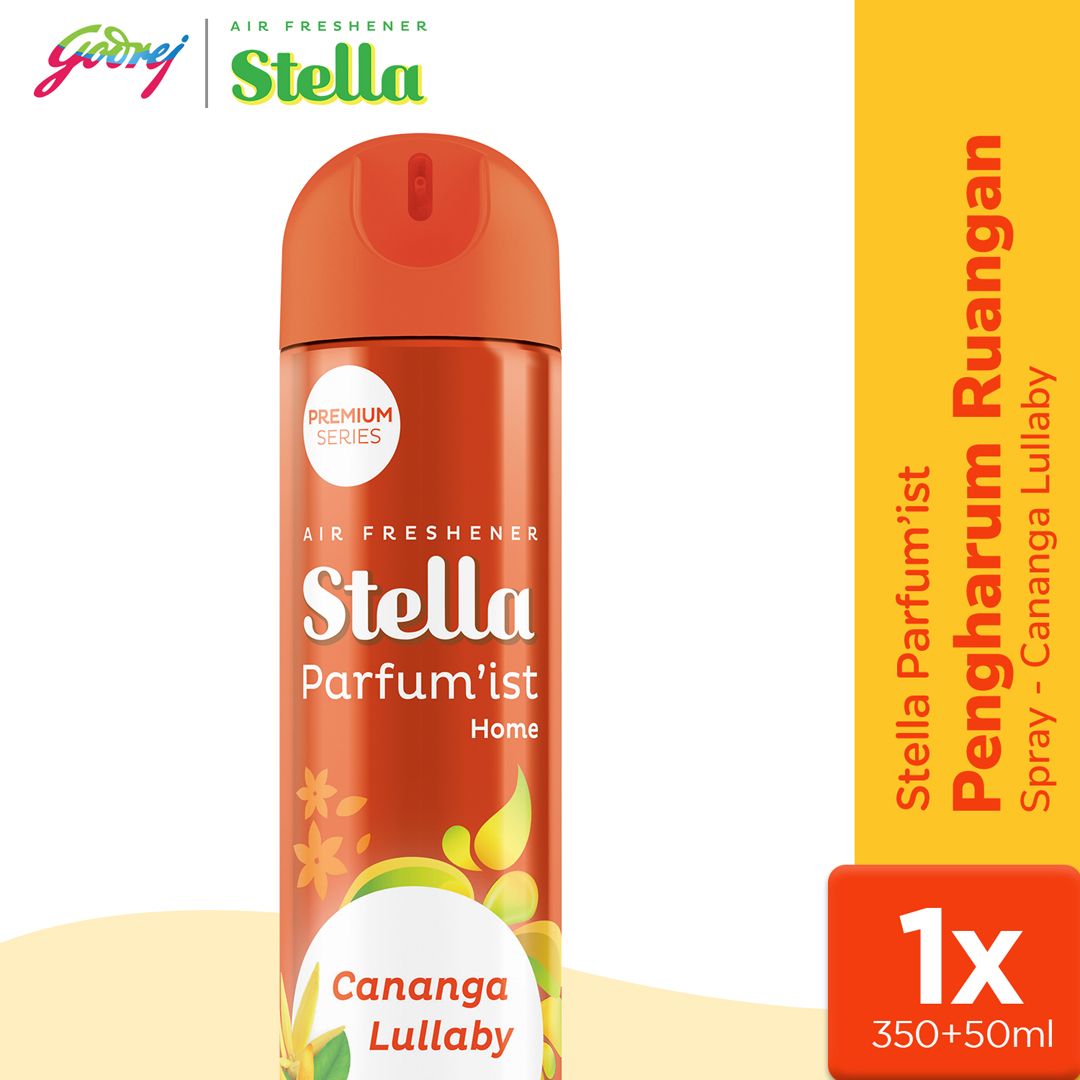 Stella Aerosol Parfumist Cananga Lullaby 350ml+50ml - Pengharum Ruangan - 1