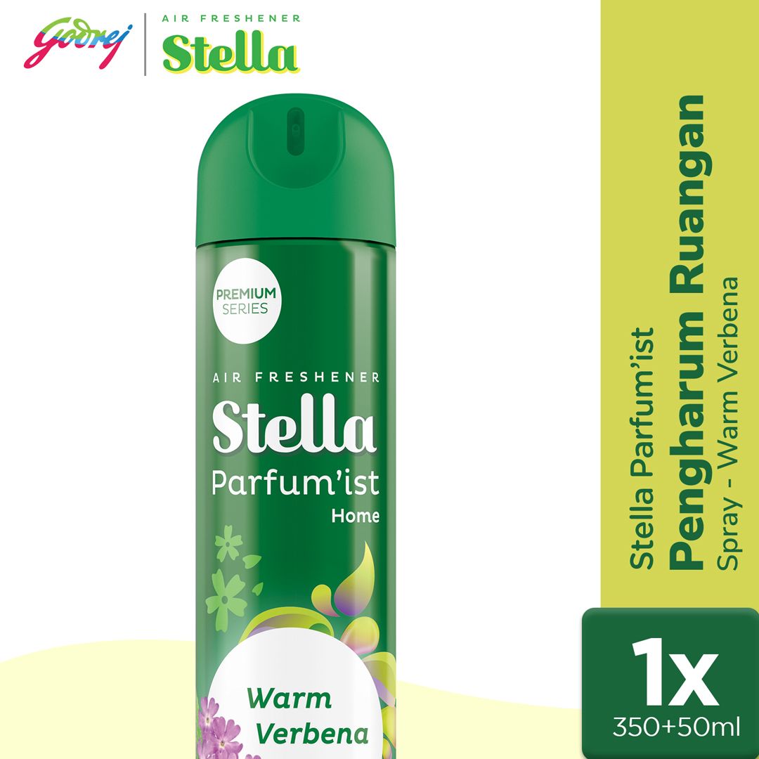 Stella Aerosol Parfumist Warm Verbena 350ml+50ml - Pengharum Ruangan - 1