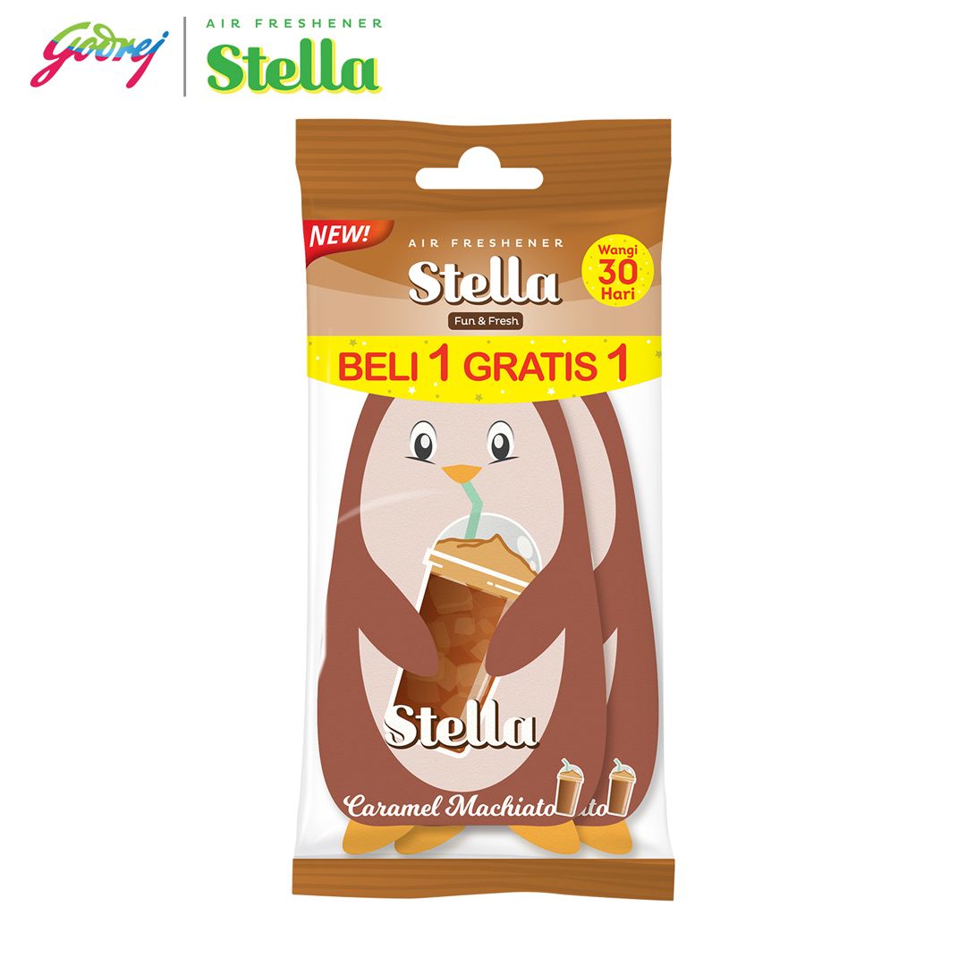 Stella Fun & Fresh Caramel Machiato 20gr Beli 1 Gratis 1 - Pengharum Mobil - 2