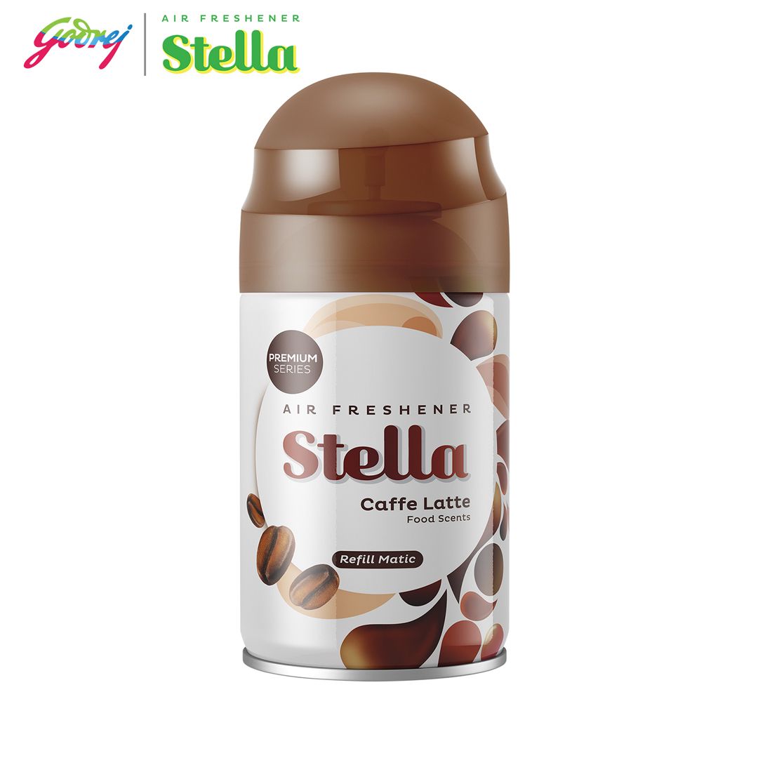 Stella Matic Parfumist Caffe Latte Refill 225ml Multipack - Pengharum Ruangan Otomatis - 2