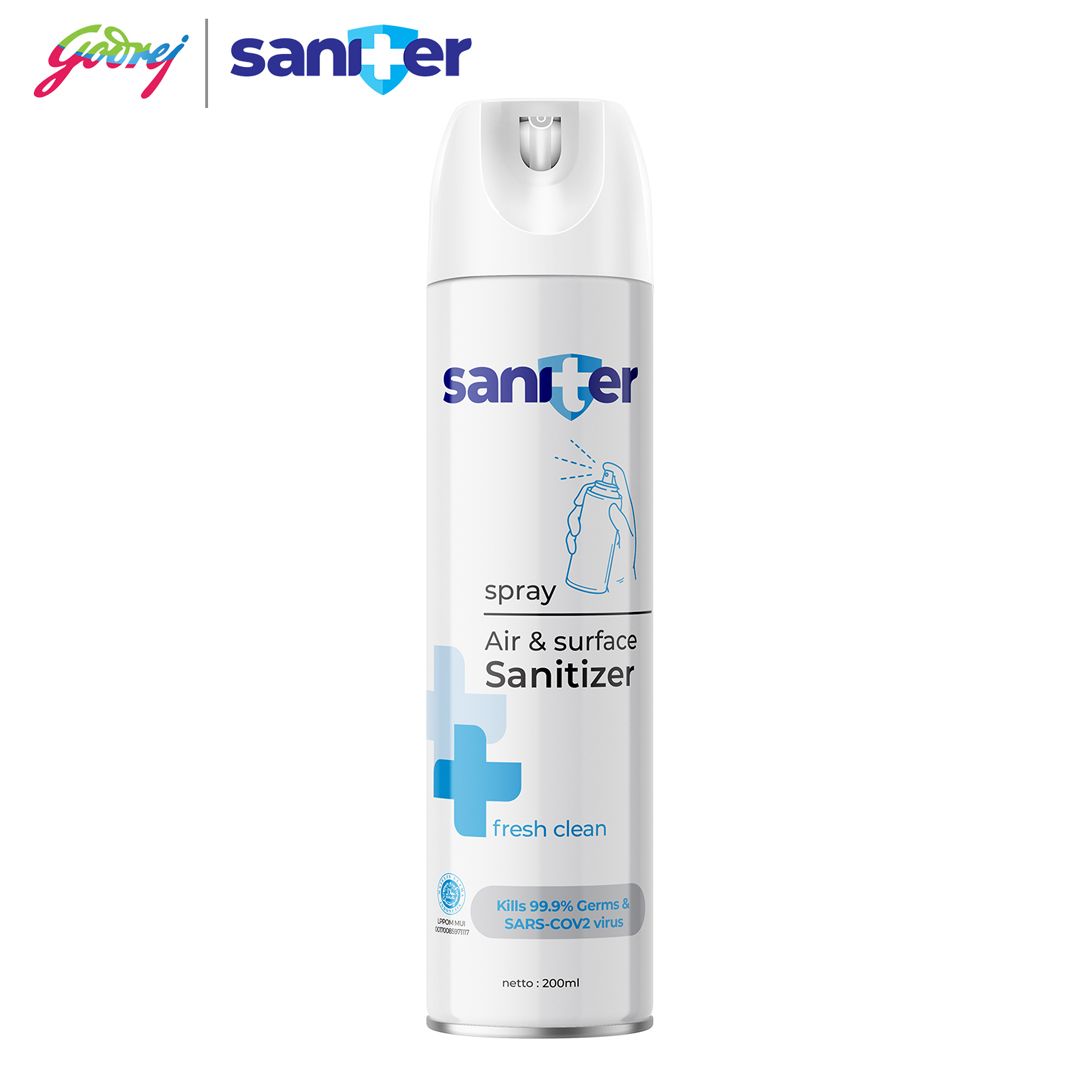 Saniter Air Sanitizer Aerosol 200ml - Penyemprot Disinfektan - 2