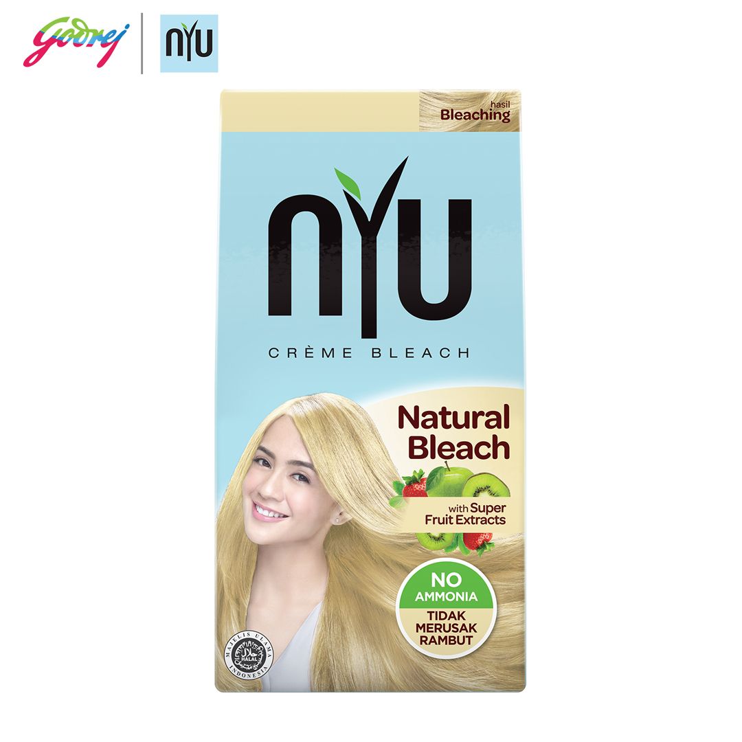 NYU Creme Hair Colour Natural Bleach - Bleaching Rambut - 2