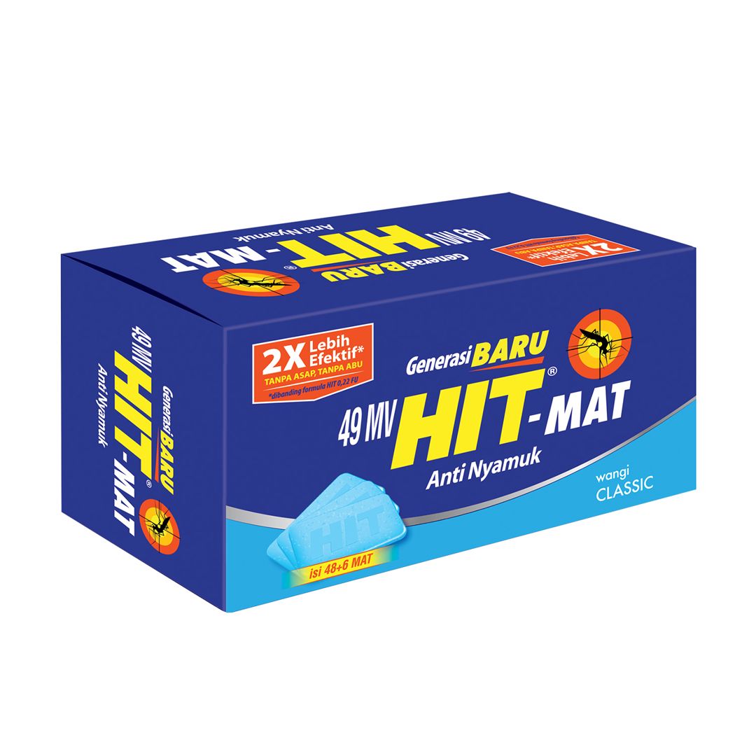 Hit Mat Classic 48+6's - Obat Nyamuk Elektrik - Bunuh Nyamuk Penyebab Demam Berdarah (DBD) - 4