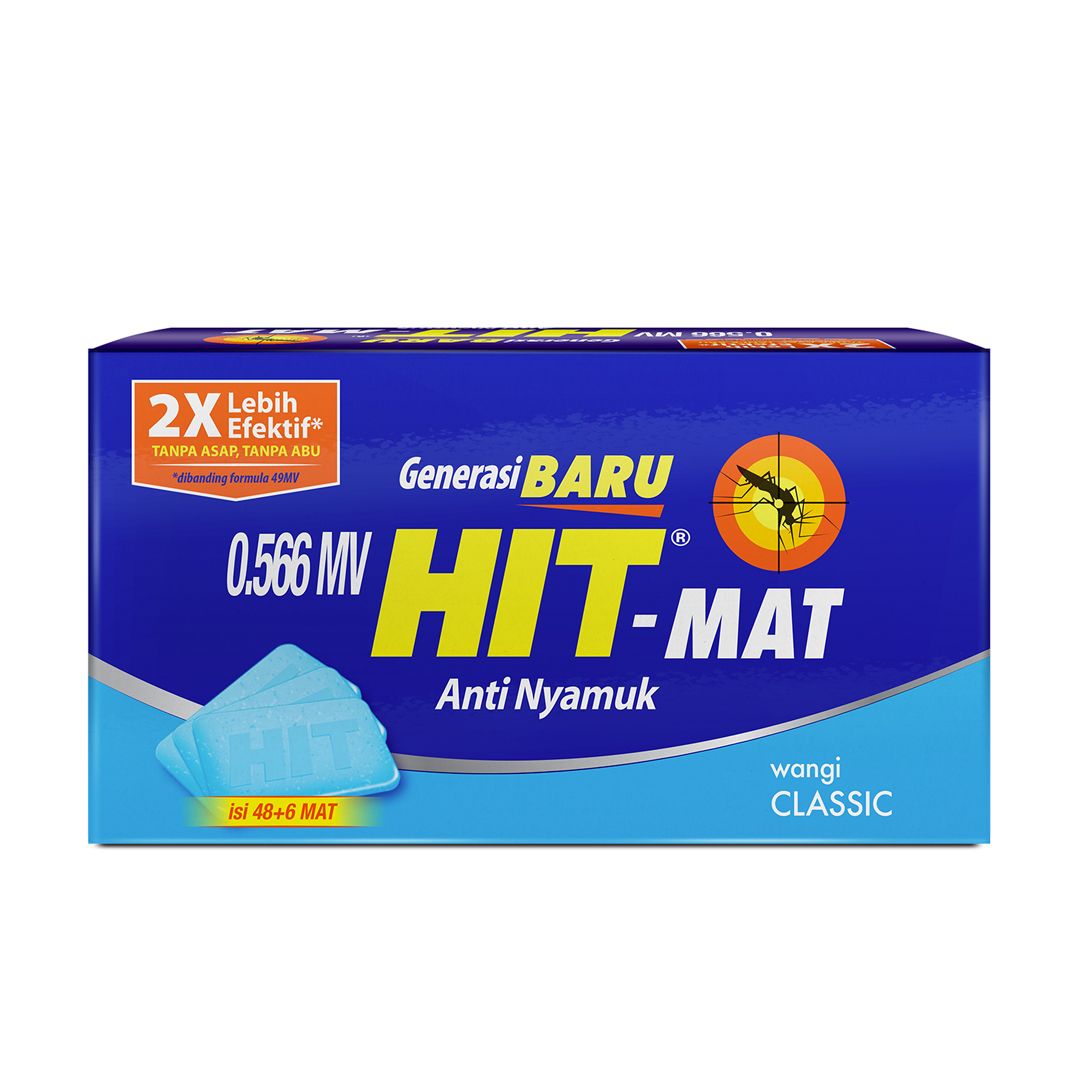Hit Mat Classic 48+6's - Obat Nyamuk Elektrik - Bunuh Nyamuk Penyebab Demam Berdarah (DBD) - 2