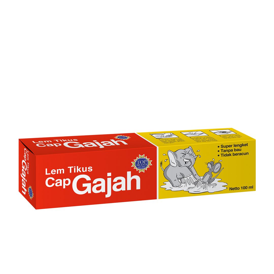 Cap Gajah Lem Tube 100ml - Lem Tikus - 2