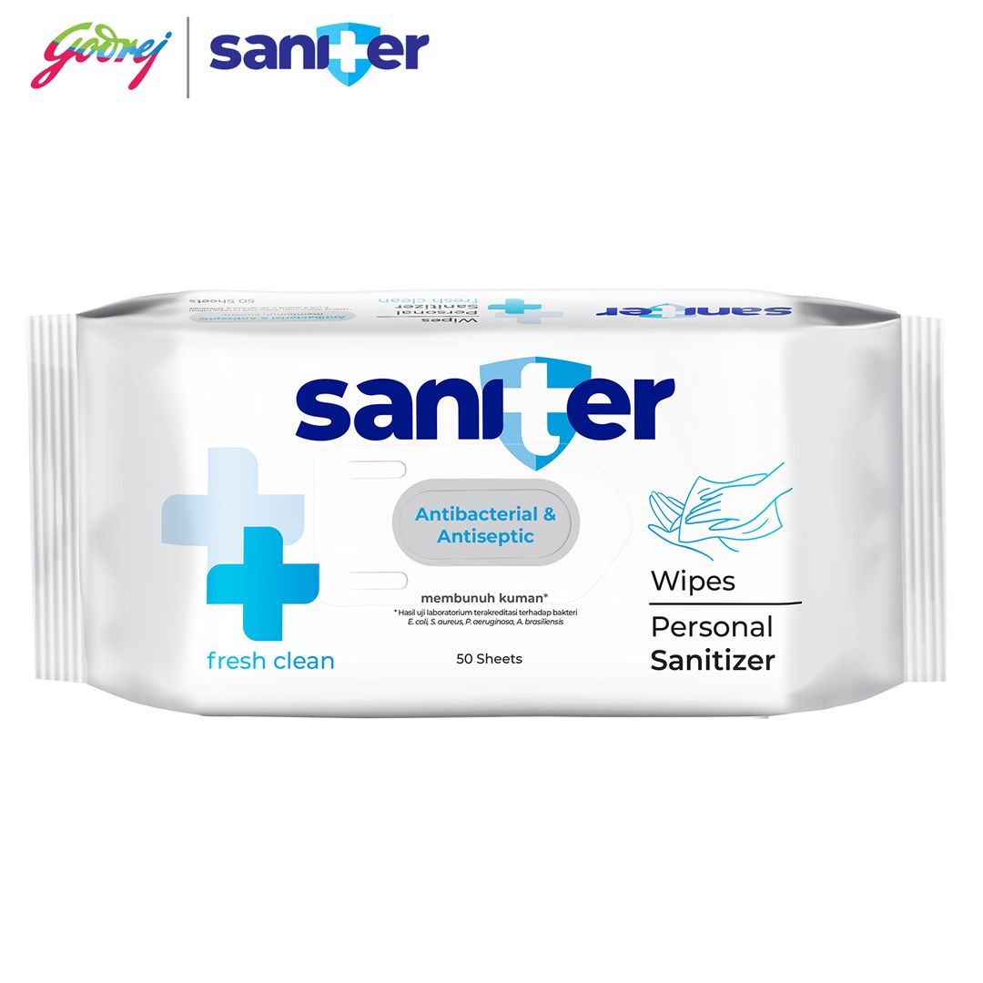 Saniter Personal Wipes Sanitizer 50S - Tisu Basah Antiseptik - 2