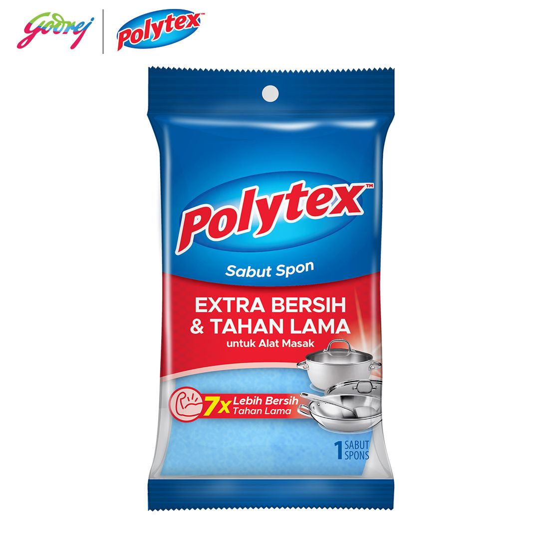 Polytex Sabut Spon Extra Bersih & Tahan Lama - 2
