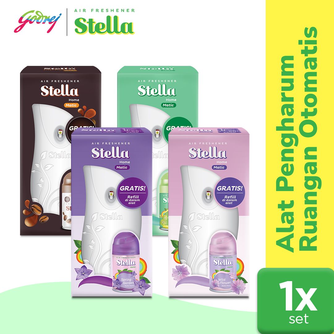 Stella Matic Box Set - Pengharum Ruangan Otomatis - 1