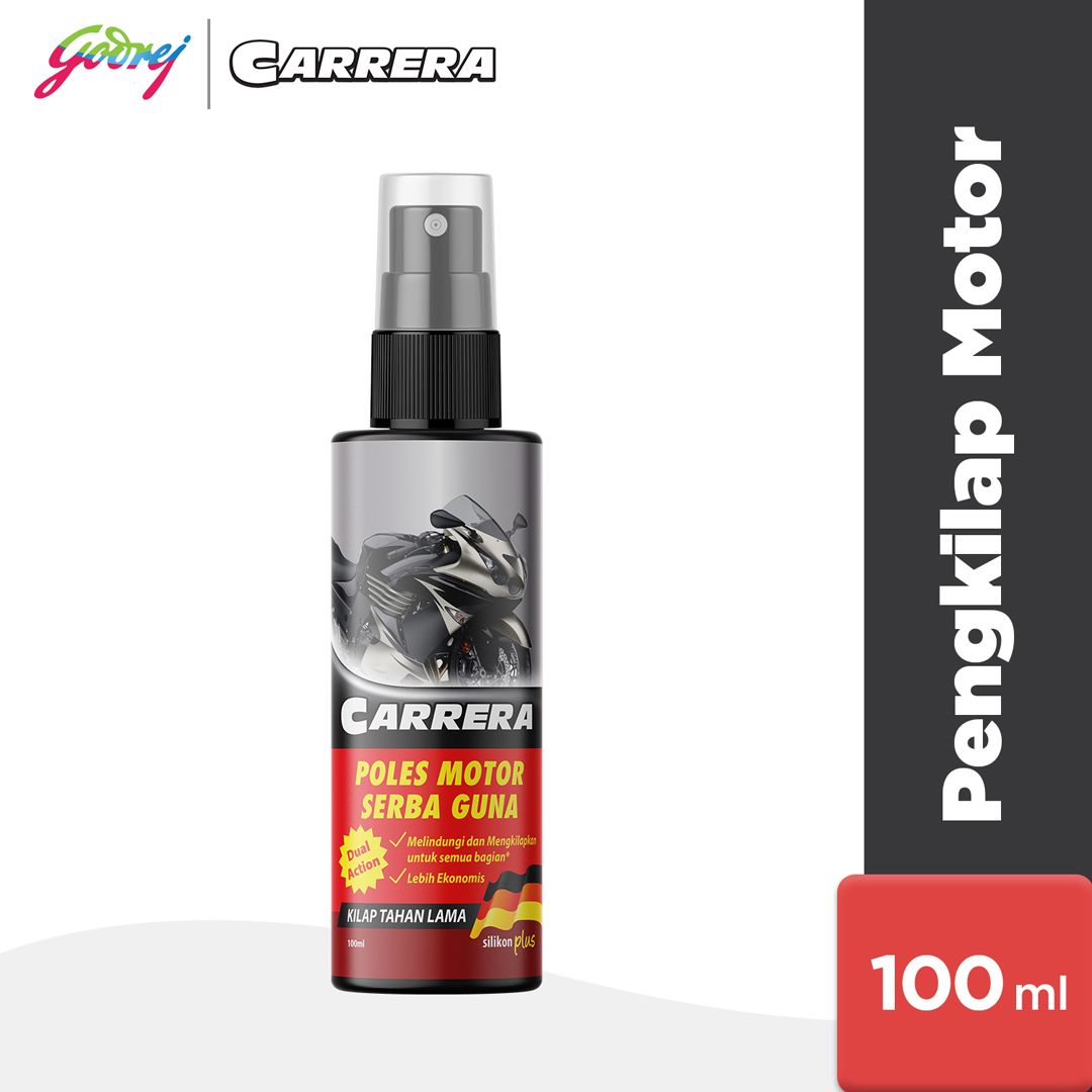 Carrera Poles Motor Sg Spray 100ml - Pengkilap Motor - 1