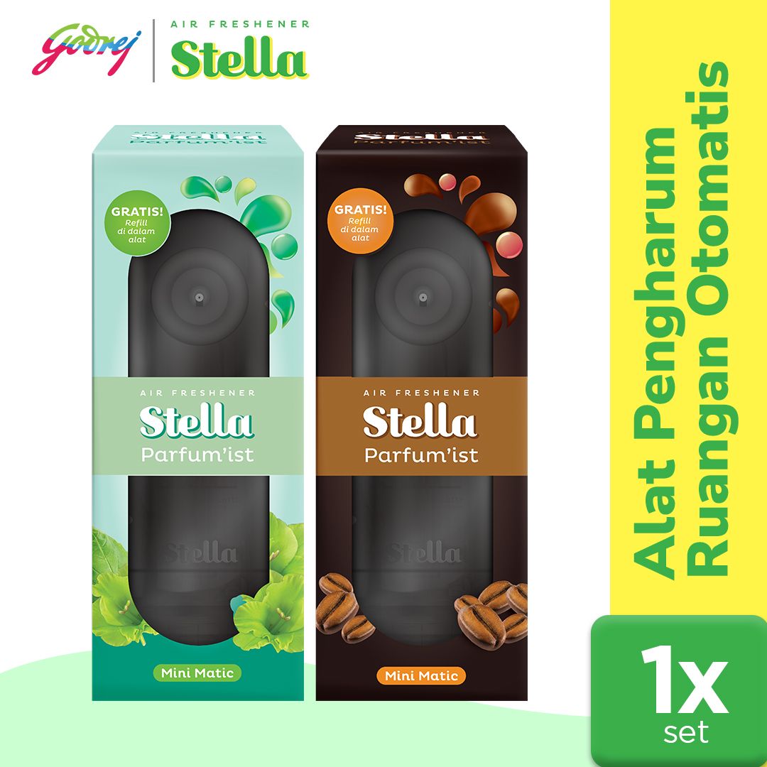 Stella Mini Matic Parfumist Set (Free Refill) - Pengharum Ruangan Otomatis - 1