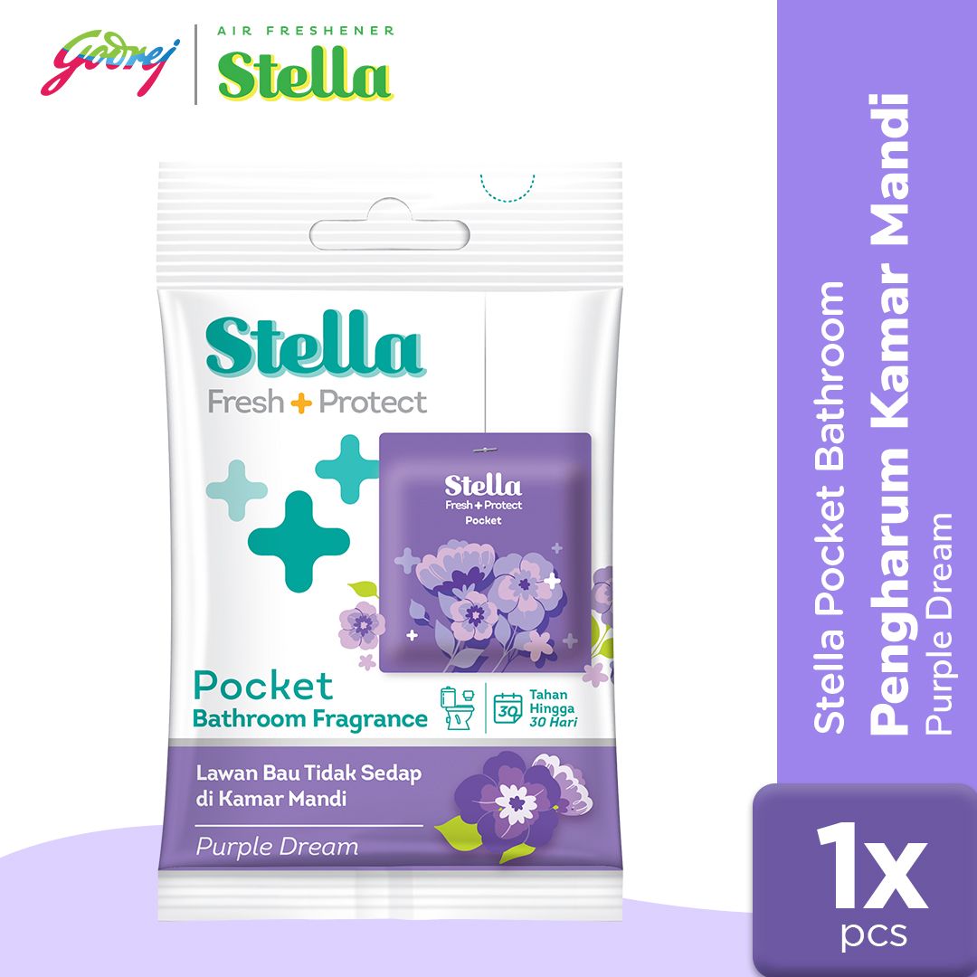 Stella Pocket Bathroom Purple Dream 10 gr - Pengharum Kamar Mandi - 1
