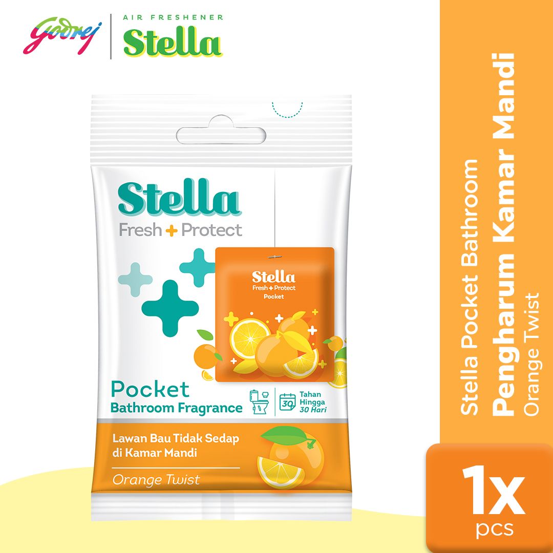 Stella Pocket Bathroom Orange Twist 10 gr - Pengharum Kamar Mandi - 1