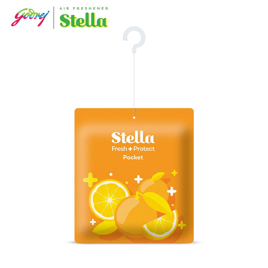 Stella Pocket Bathroom Orange Twist 10 gr - Pengharum Kamar Mandi - 4