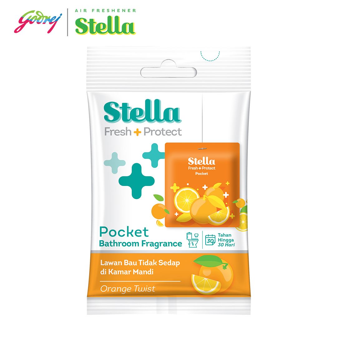 Stella Pocket Bathroom Orange Twist 10 gr - Pengharum Kamar Mandi - 2