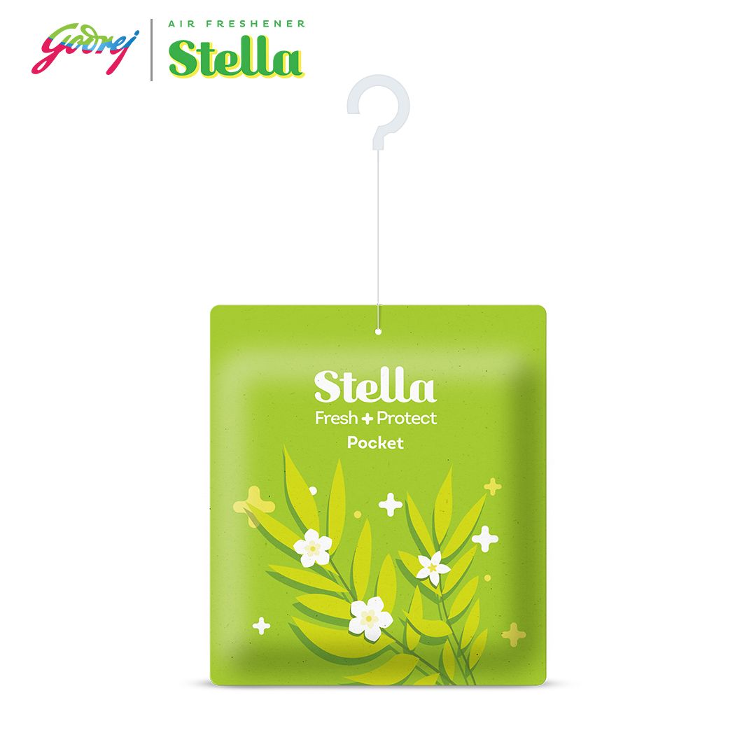 Stella Pocket Bathroom Fresh Green 10 gr - Pengharum Kamar Mandi - 4
