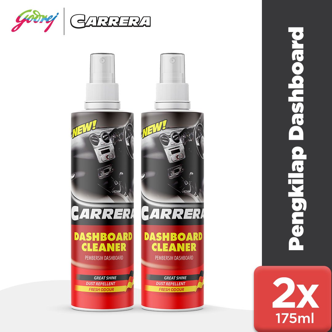 Carrera Dashboard Cleaner Botol 175ml - Pengkilap Dashboard X2 - 1
