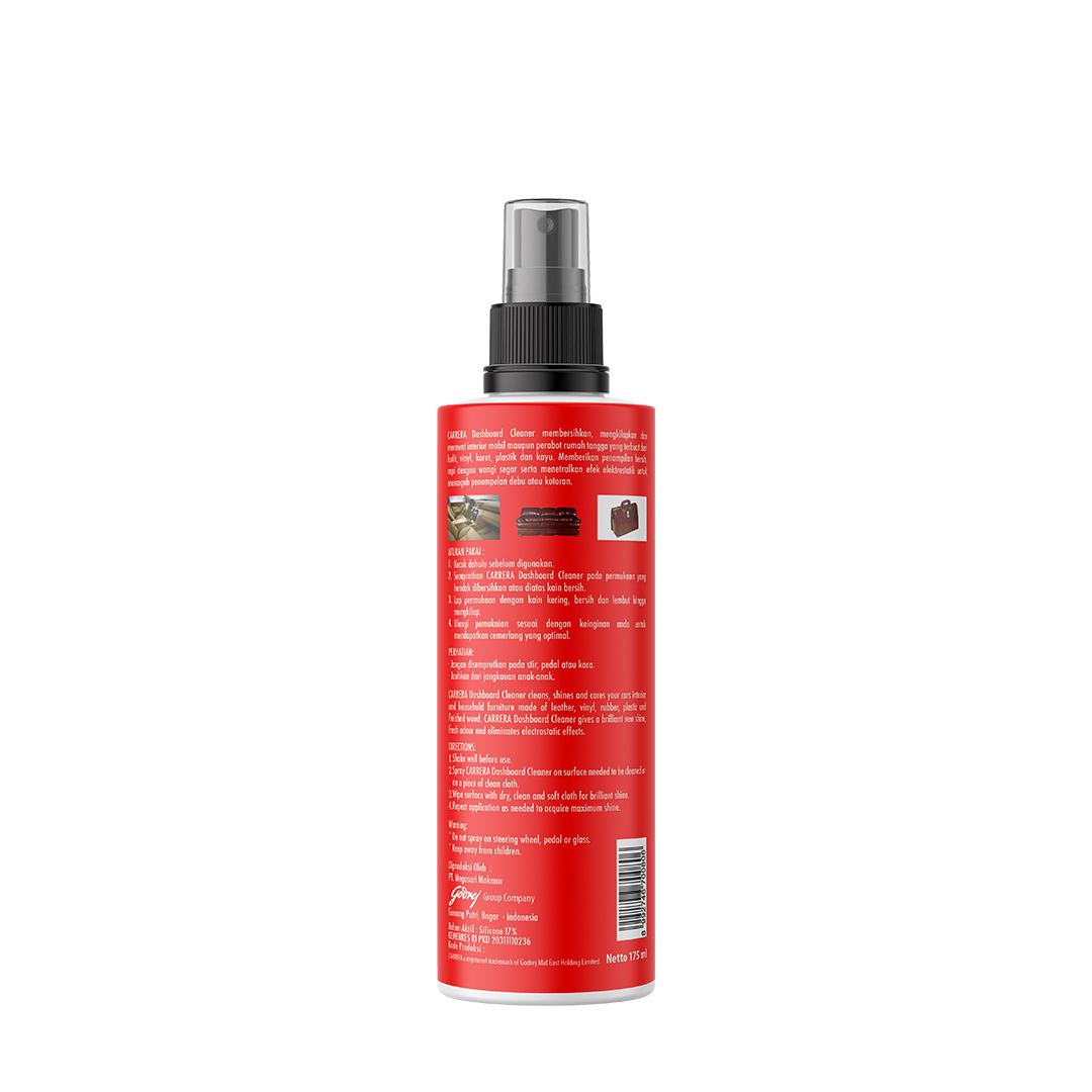 Carrera Dashboard Cleaner Botol 175ml - Pengkilap Dashboard X2 - 3