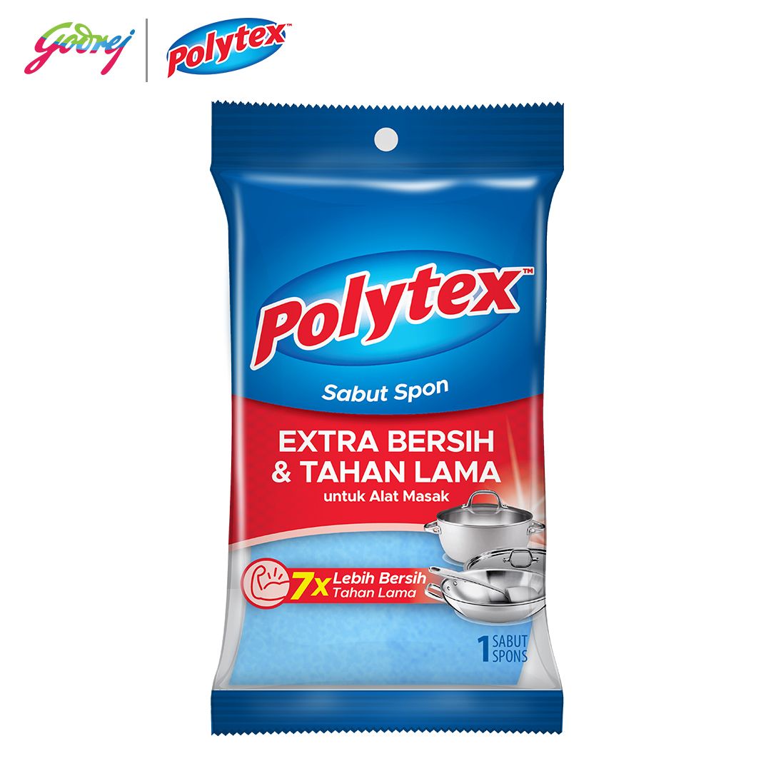 Polytex Sabut Spon Extra Bersih & Tahan Lama x2 - 2
