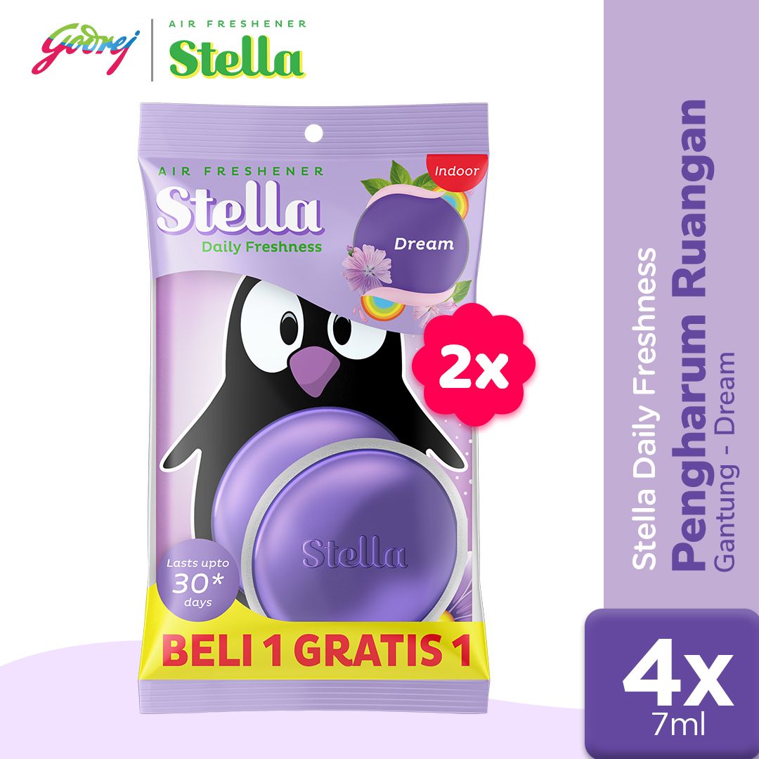 Stella Daily Indoor Dream Beli 1 Gratis 1 - Pengharum Ruangan pcs x2 - 1