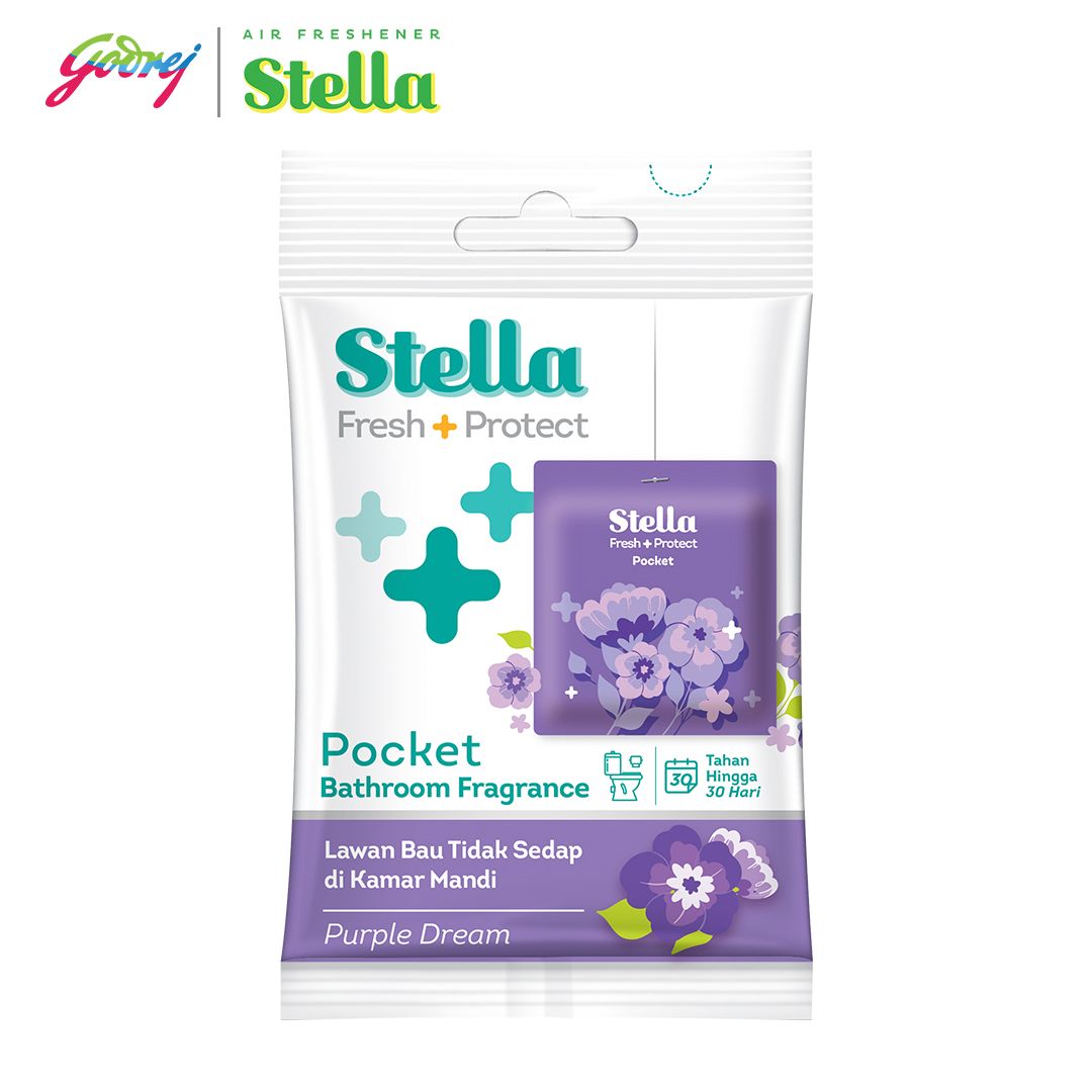 Stella Pocket Bathroom Purple Dream 10 gr - Pengharum Kamar Mandi x2 - 2