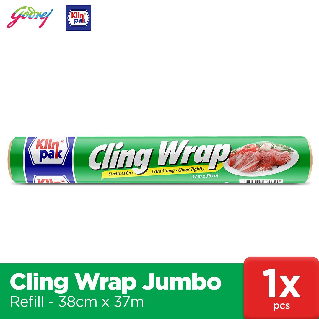 Klinpak Cling Wrap Refill Jumbo - Pembungkus Makanan dan Buah - 1