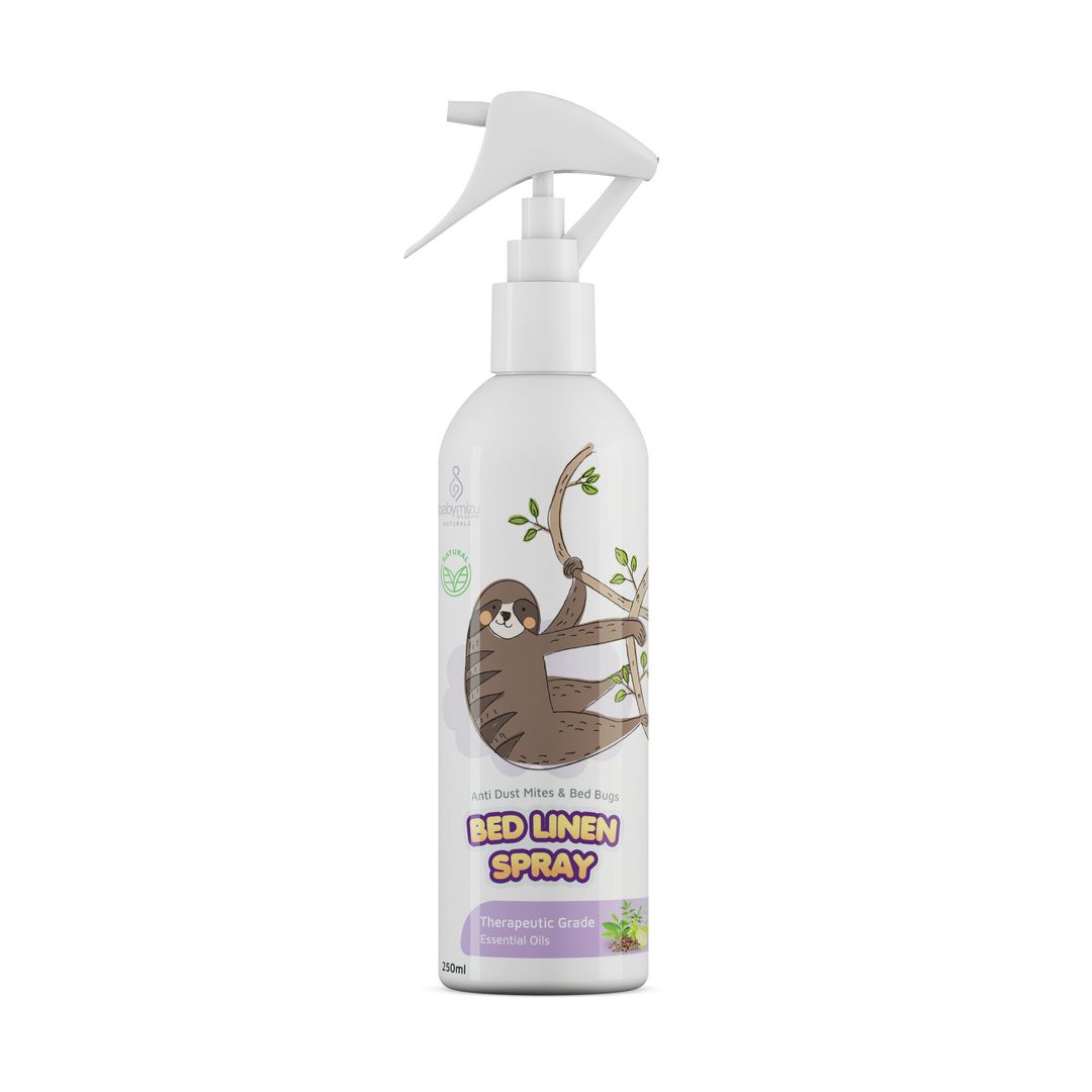 BABYMIZU Bed Linen Spray Natural - Spray Anti Tungau. Kutu Kasur. Semut. Bacterial & Virus 250ml - 5