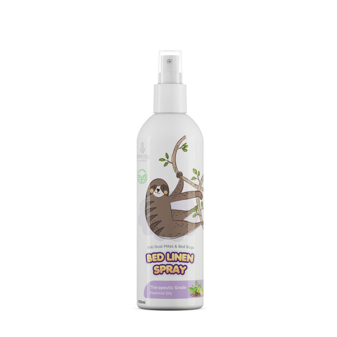 BABYMIZU Bed Linen Spray Natural - Spray Anti Tungau. Kutu Kasur. Semut. Bacterial & Virus 100ml - 5