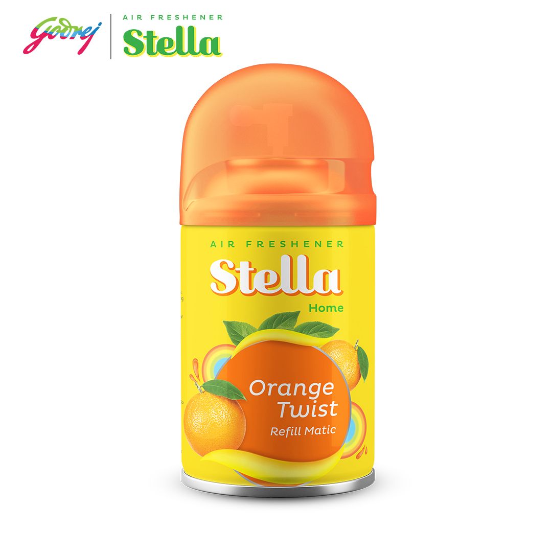 Stella Matic Refill Orange Twist 2x225ml Multipack - Refill Pengharum Ruangan Otomatis x2 - 3