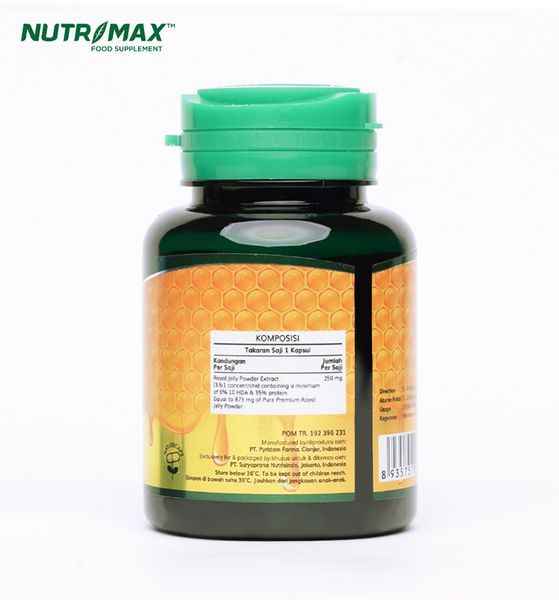 Nutrimax Royal Jelly Isi 30 Naturecaps Suplemen Untuk Menjaga Kesehatan - 3