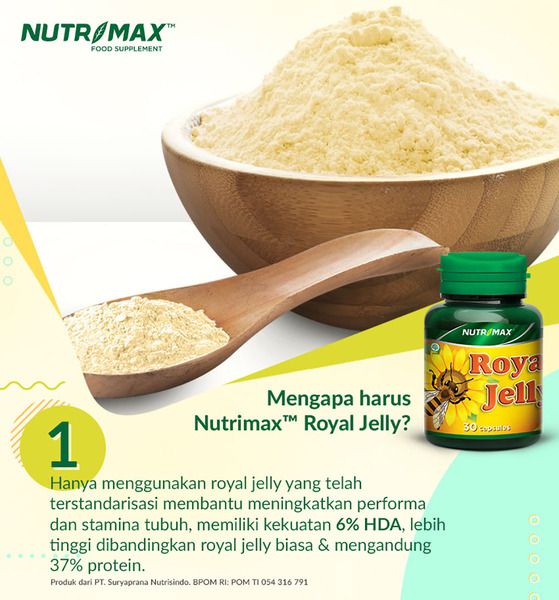 Nutrimax Royal Jelly Isi 30 Naturecaps Suplemen Untuk Menjaga Kesehatan - 4