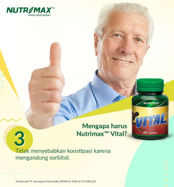 Nutrimax Vital Isi 30 Naturecaps untuk Mengobati Anemia atau Kekurangan Darah - 5