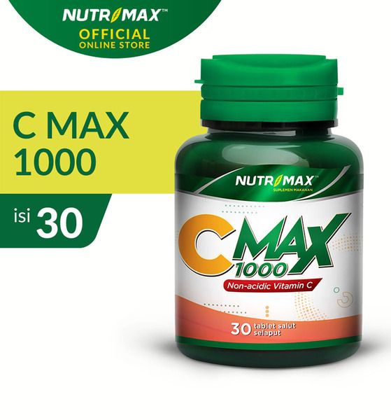 Nutrimax C Max 1000 - Vitamin Vit C Imunitas Daya Tahan Tubuh Antioksidan Kesehatan Kulit Flu Batuk - 1